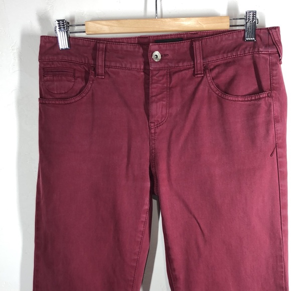 Emporio Armani Cameron maroon pants size 28 - Picture 2 of 13